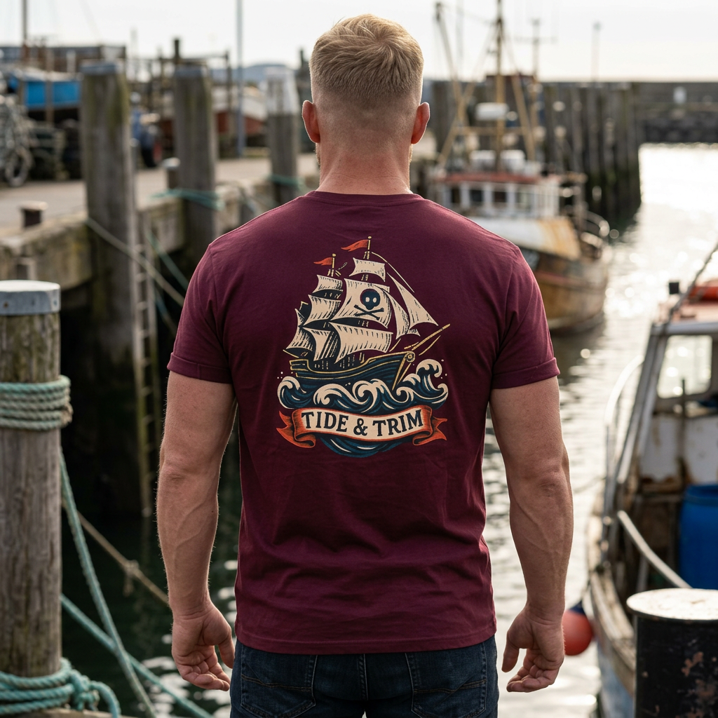 Vintage Nautical Pirate Ship T-Shirt