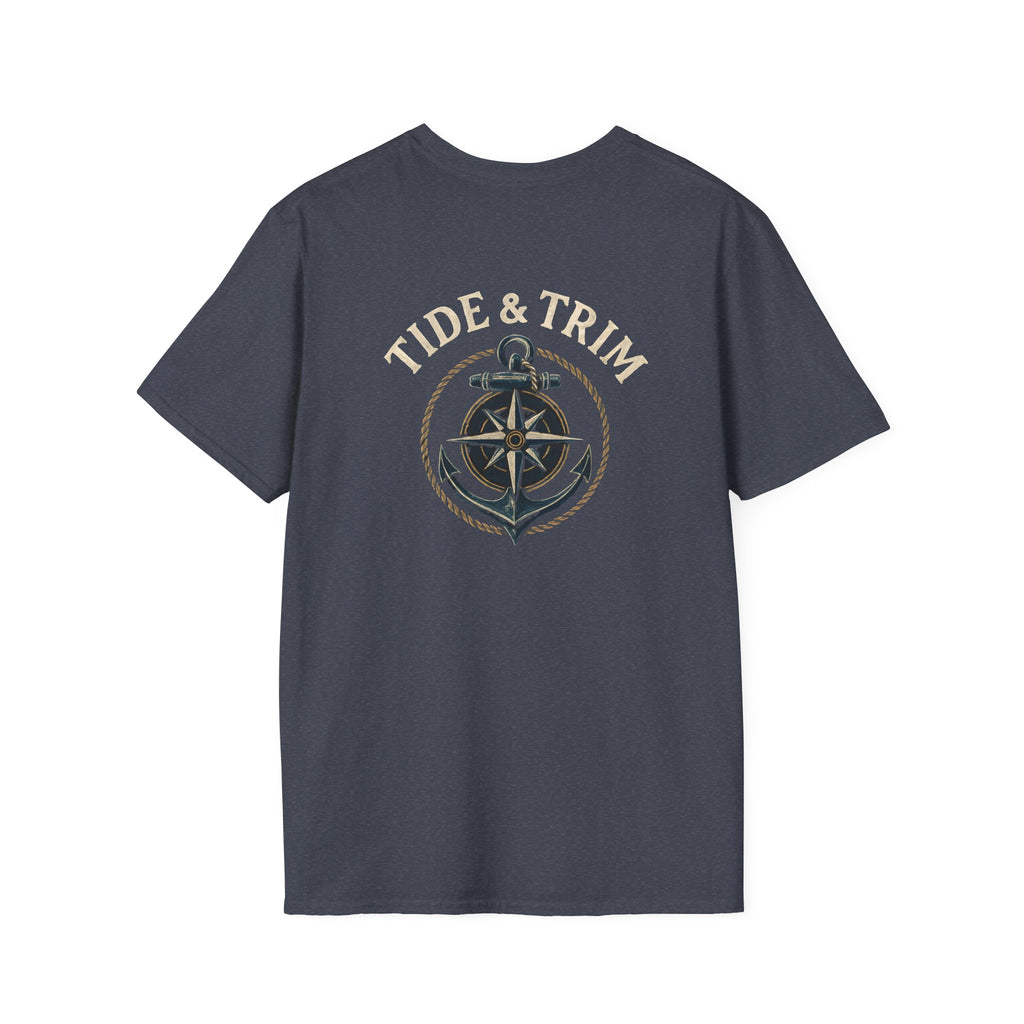 Vintage Nautical Anchor & Compass T-Shirt