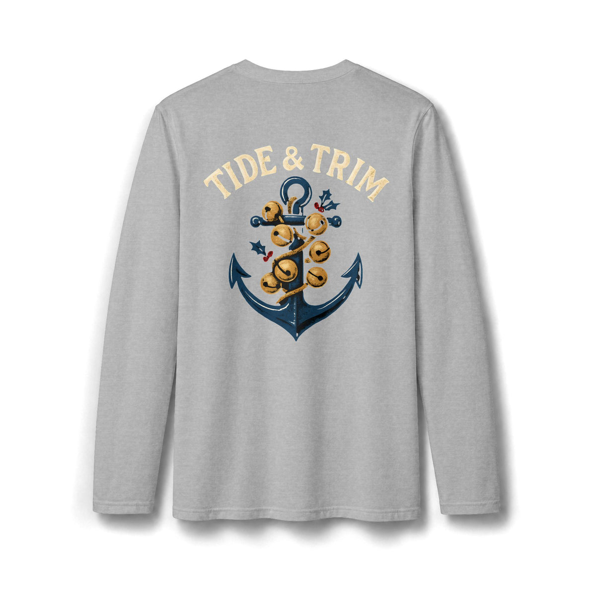 Tide & Trim Nautical Christmas Jingle Bells long sleeve t-shirt