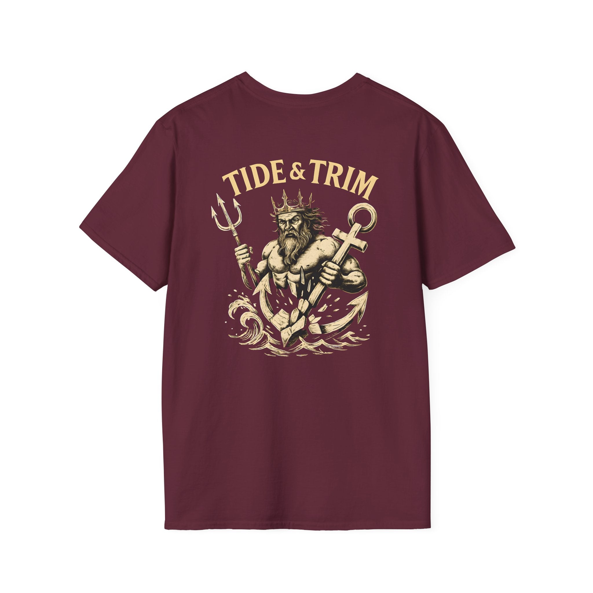 Poseidon Shattered Anchor T-Shirt - Tide & Trim
