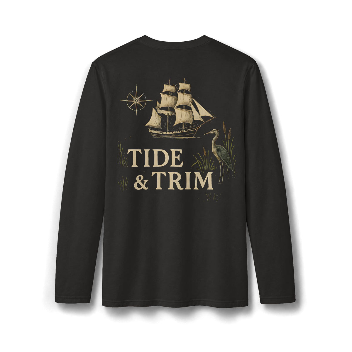 Tide & Trim Coastal March Sailing Long Sleeve T-Shirt