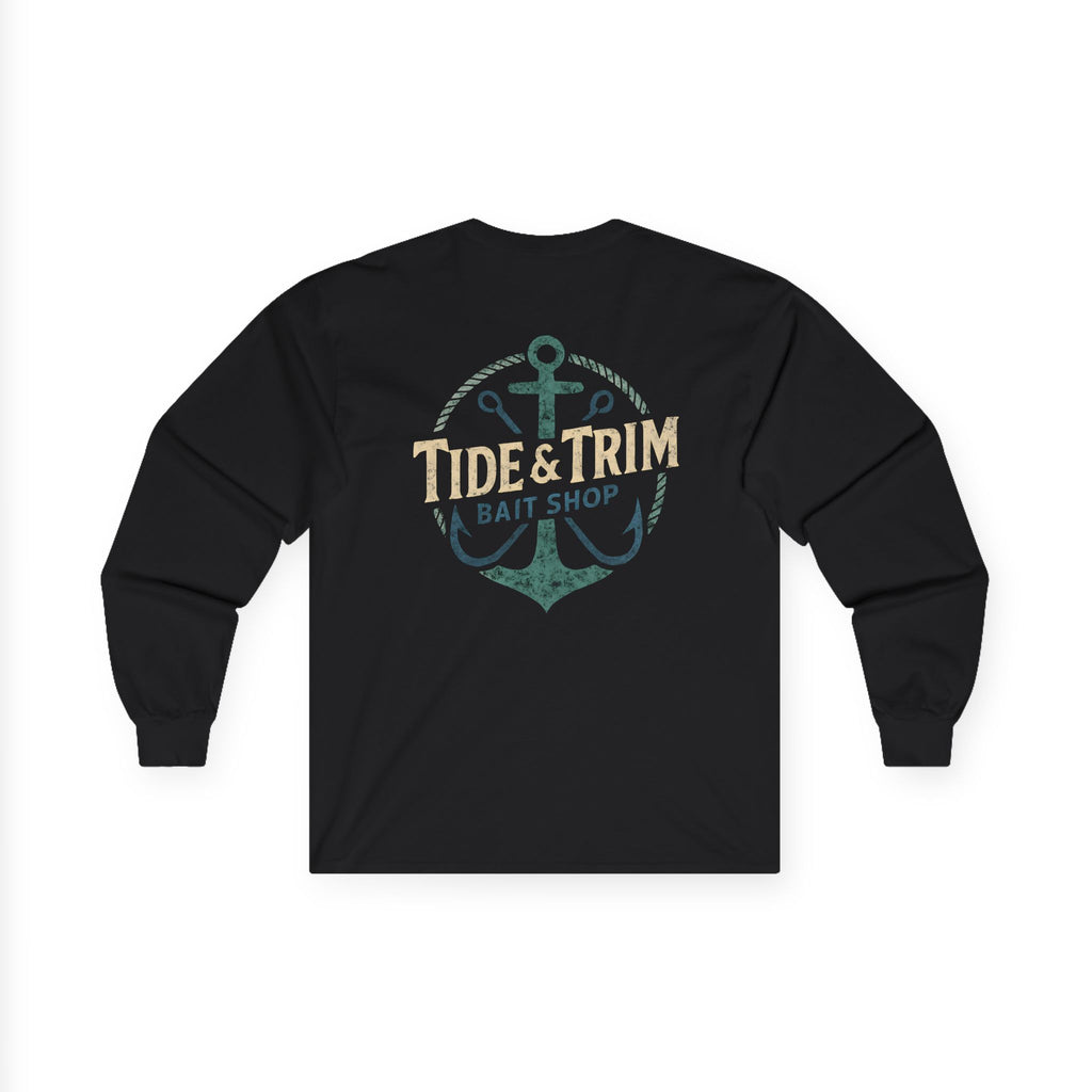 Nautical Bait Shop Anchor Long Sleeve Tee