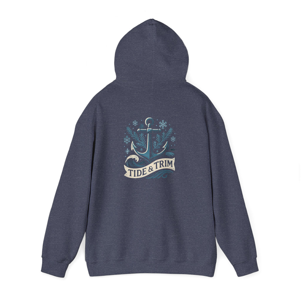 Nautical Winter Anchor  Hoodie – Tide & Trim