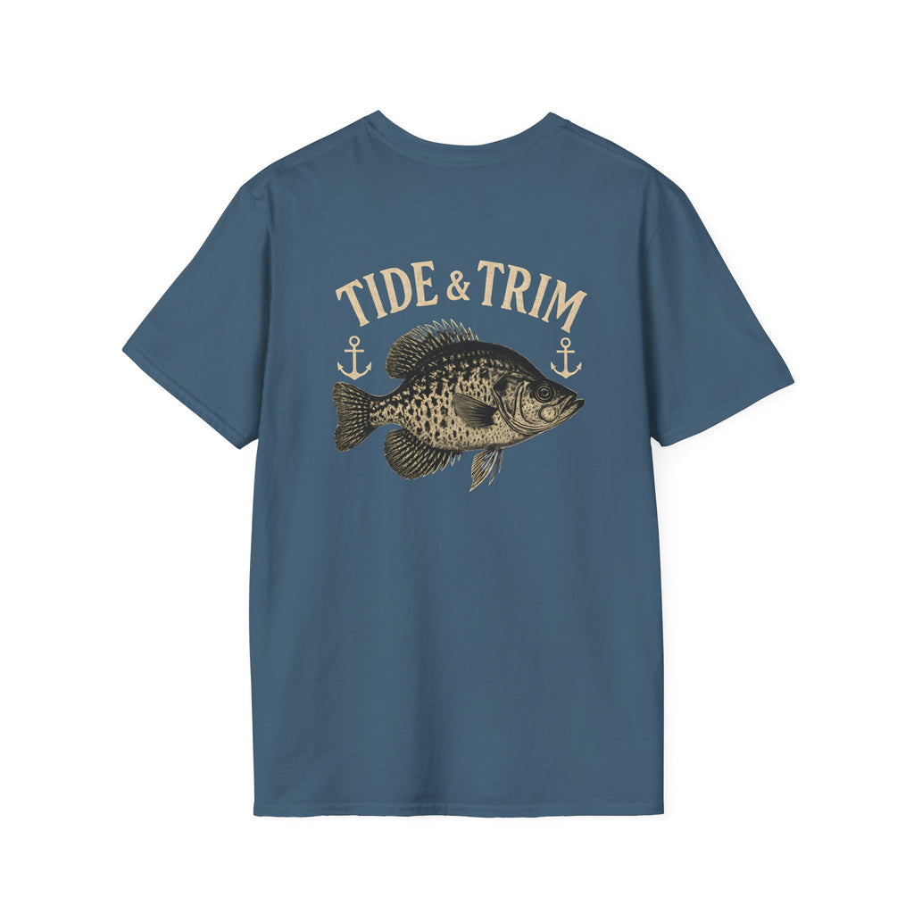 Crappie Fishing T-Shirt – Tide & Trim Sac-a-Lait  Angler
