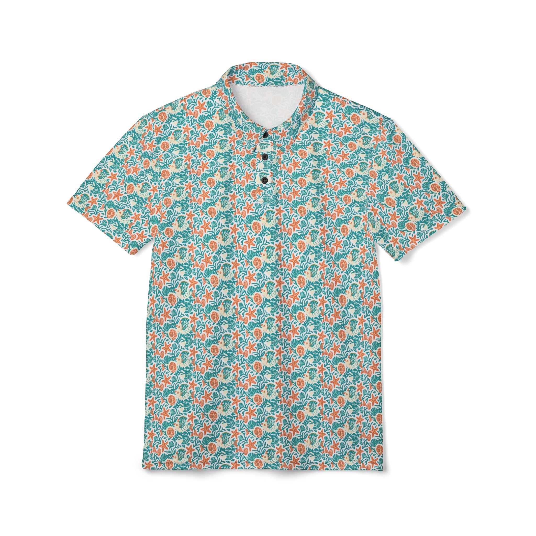 Tropical Reef Fish Polo Shirt
