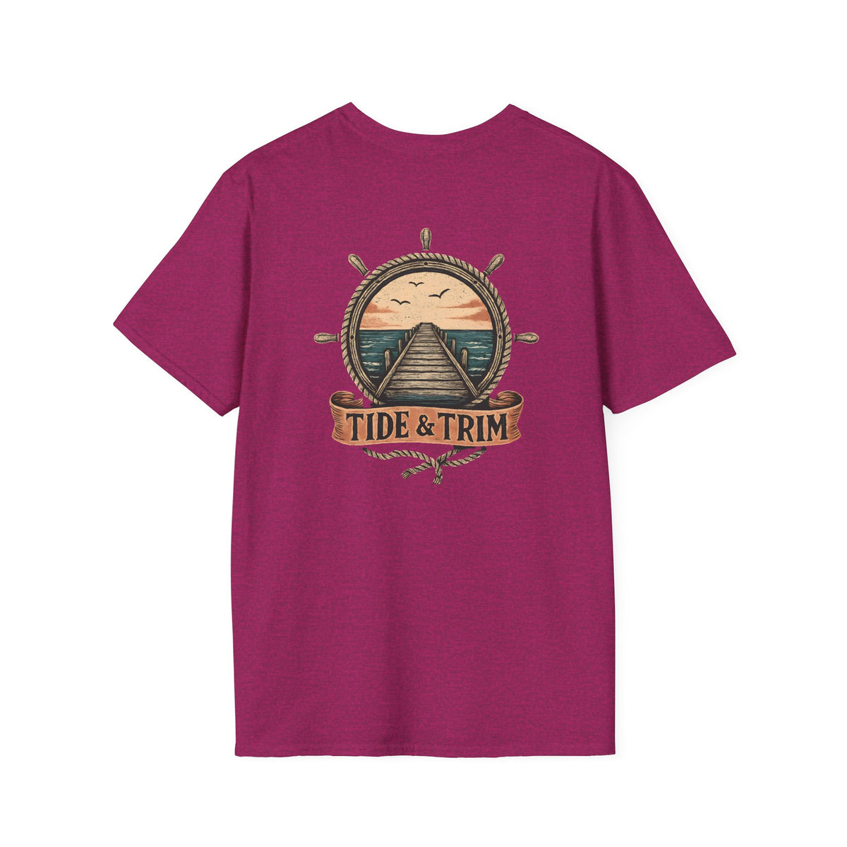 Pier Sunset Nautical T-Shirt- Tide & Trim