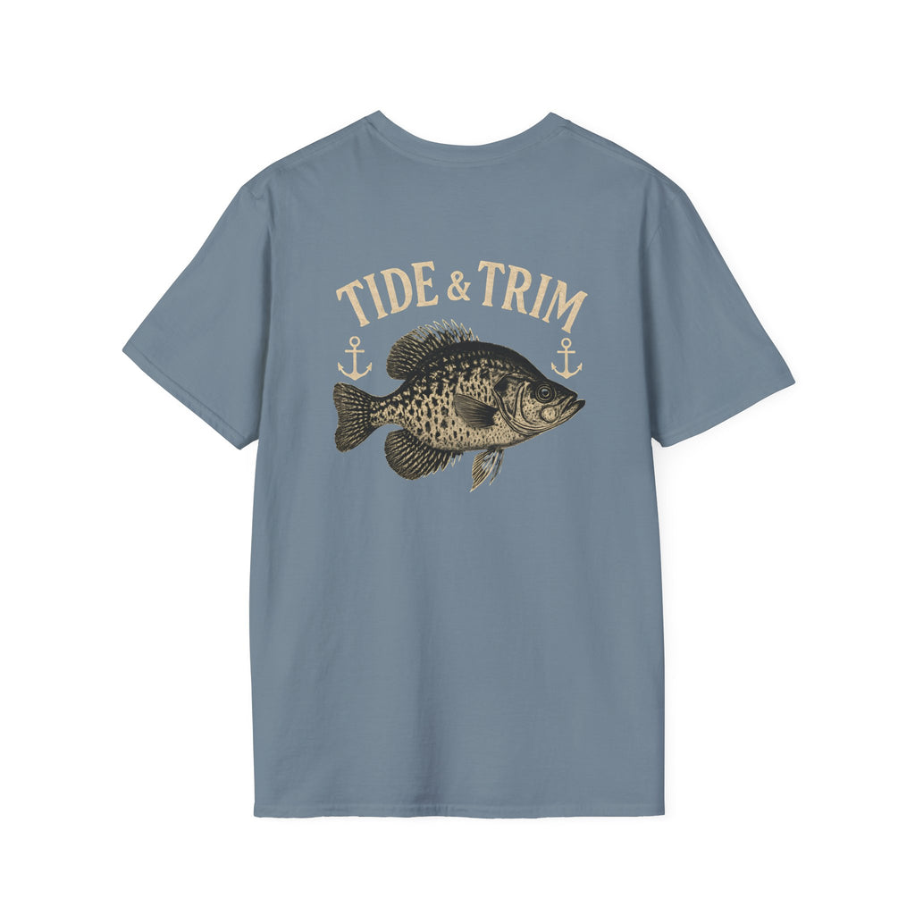 Crappie Fishing T-Shirt – Tide & Trim Sac-a-Lait  Angler