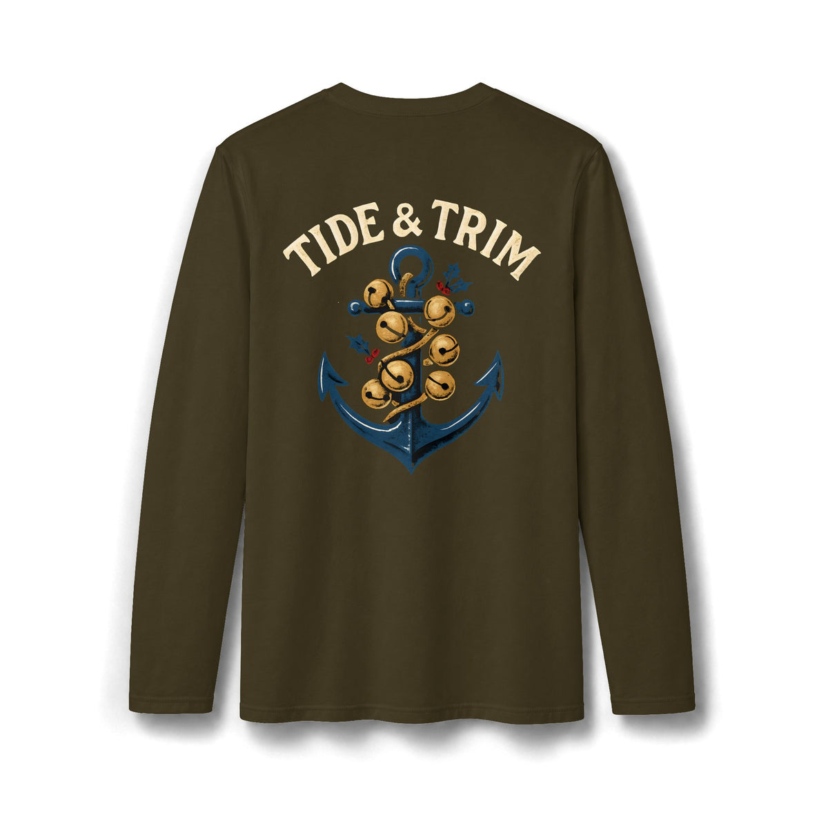 Tide & Trim Nautical Christmas Jingle Bells long sleeve t-shirt