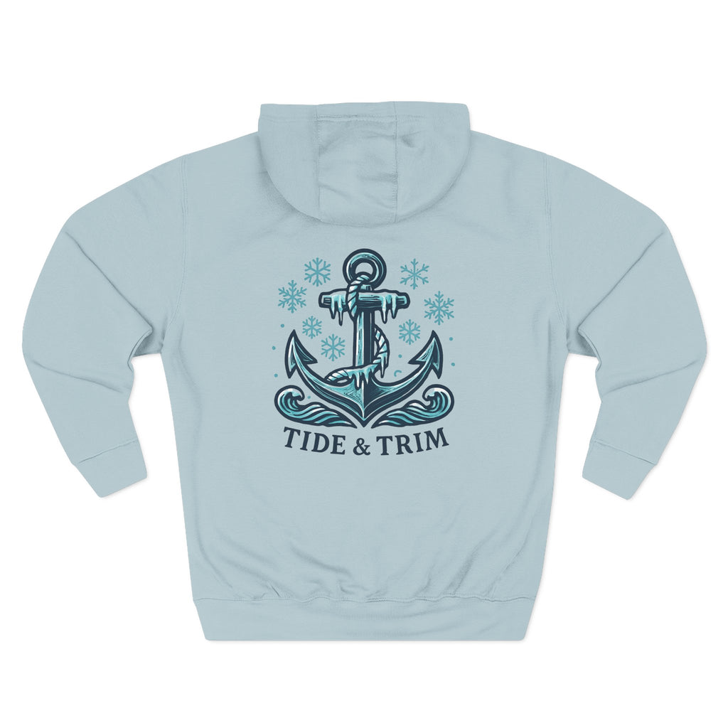 Tide & Trim Anchor Hoodie — Nautical Anchor Fleece Hoodie