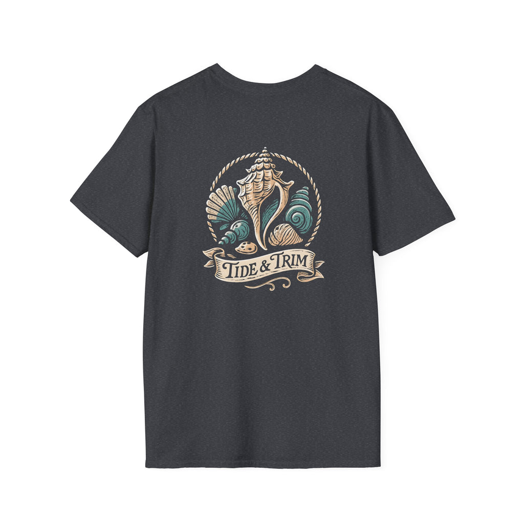 Seashell Beach Nautical T-Shirt — Coastal Shell Print Tee