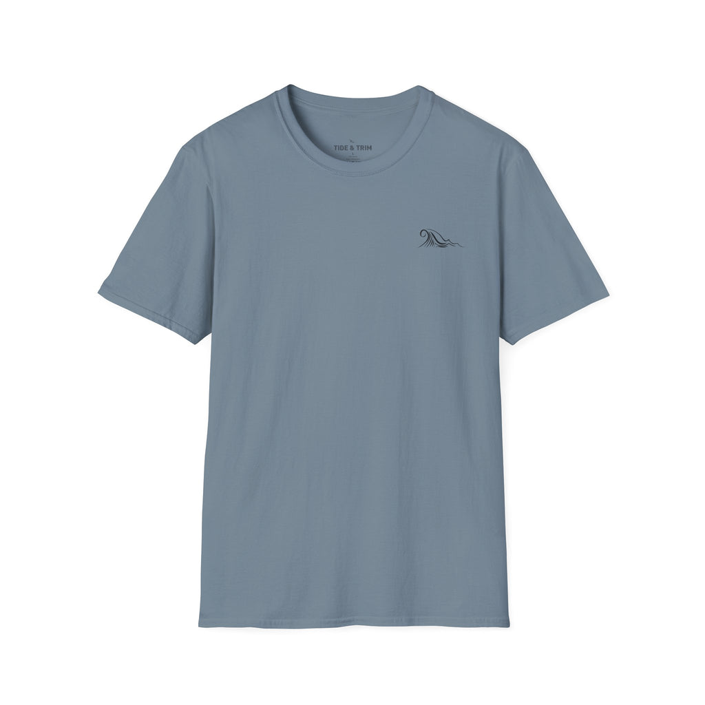 Patriotic Anchor Nautical T-Shirt — Tide & Trim Flag Design