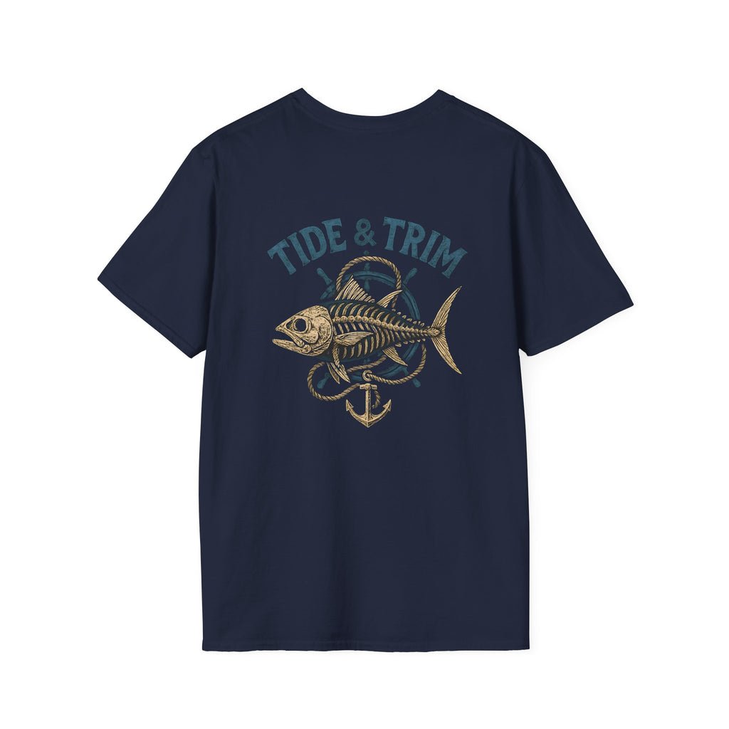 Nautical Fish Skeleton T-Shirt