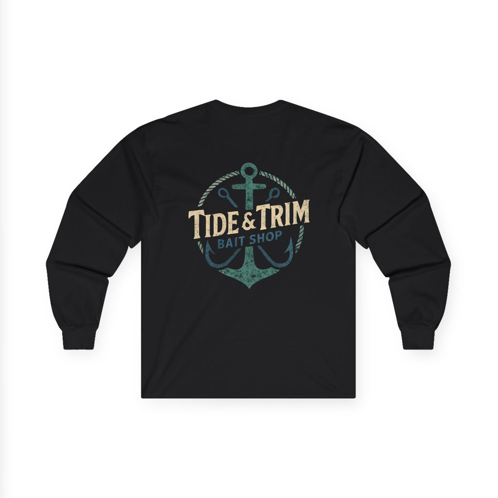 Nautical Bait Shop Anchor Long Sleeve Tee