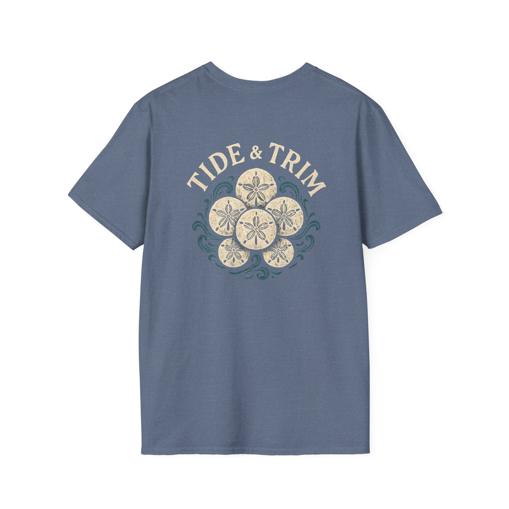 Sand Dollar Nautical Beach T-Shirt — Spring Coastal Tee