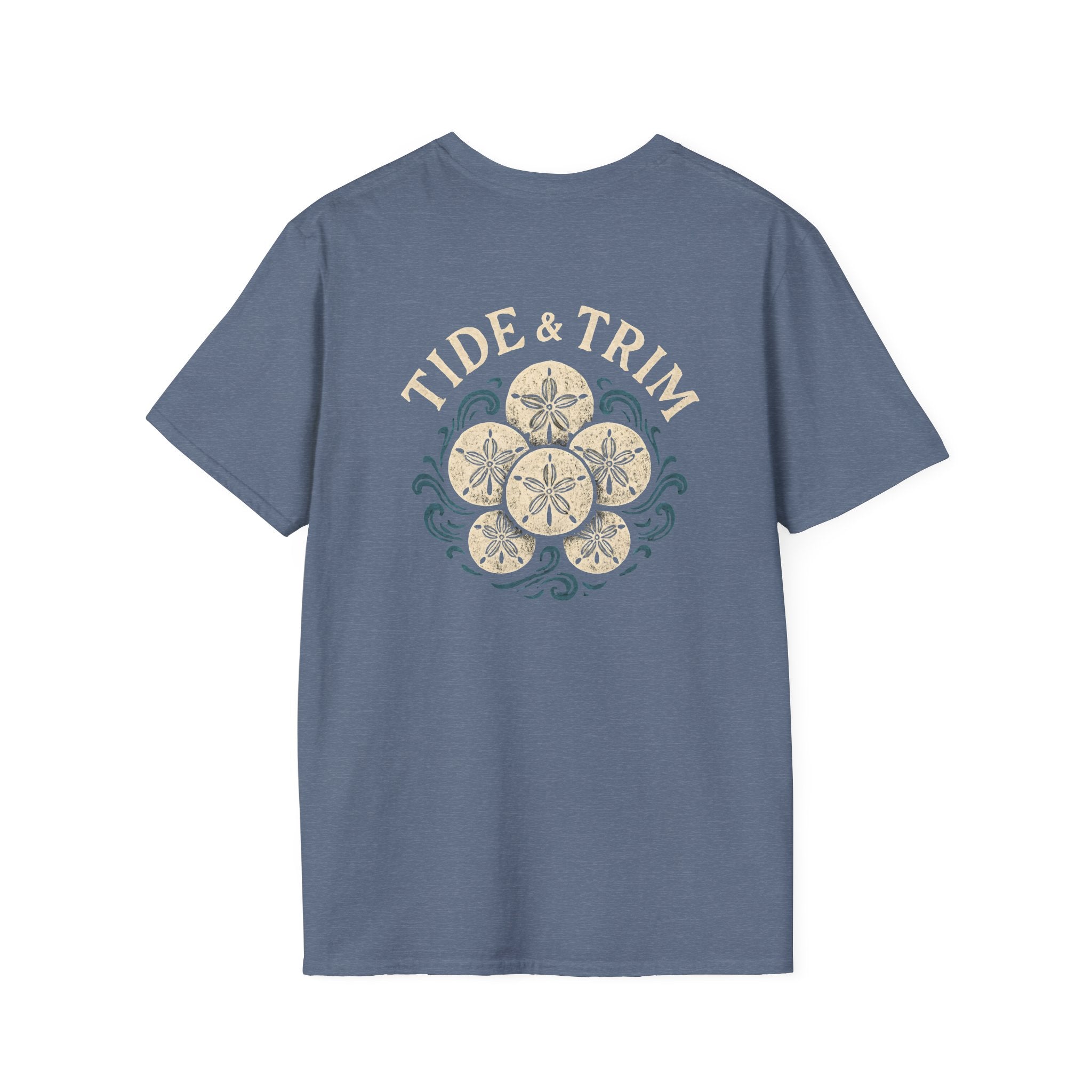 Sand Dollar Nautical Beach T-Shirt — Spring Coastal Tee