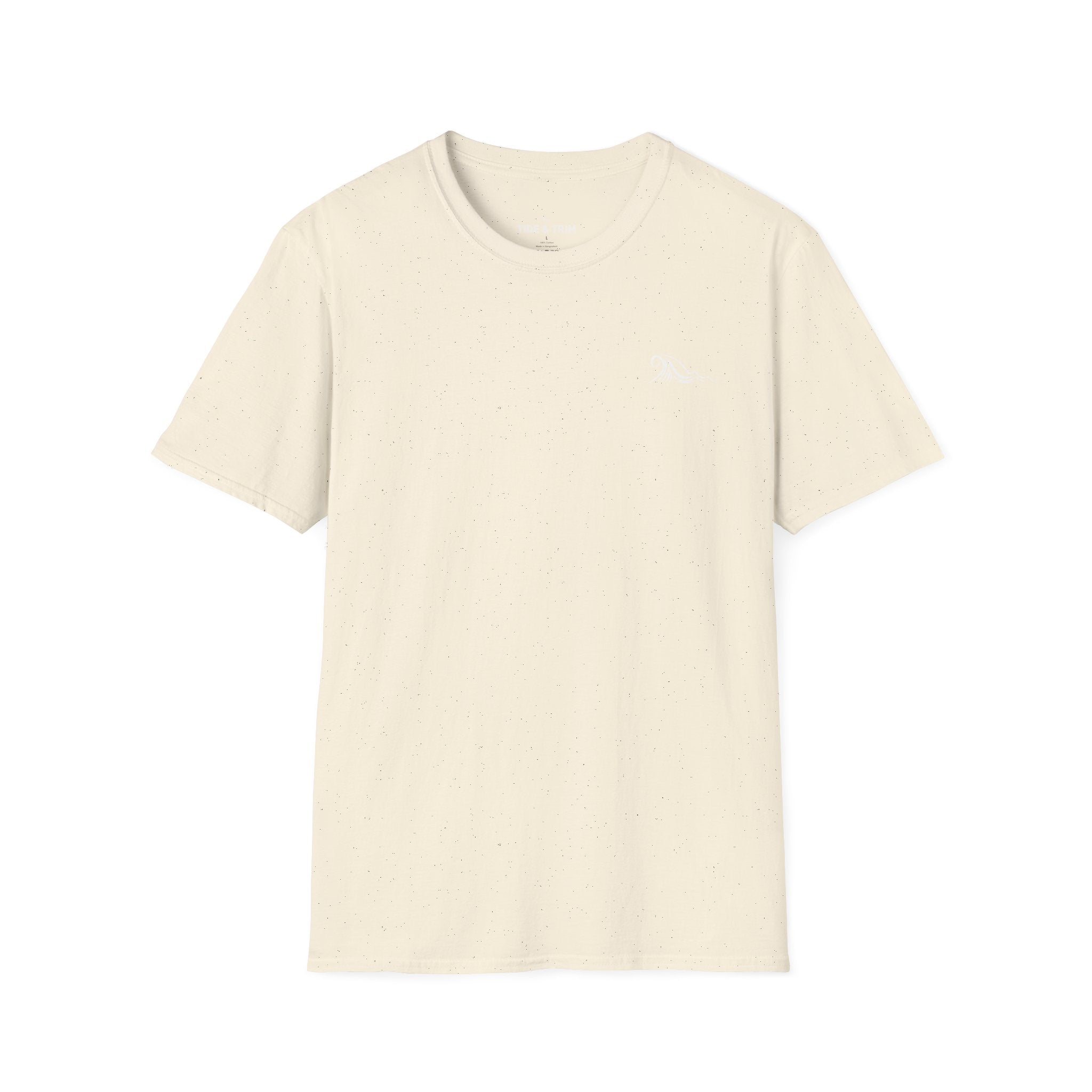 Nautical Anchor & Helm T-Shirt — Classic Maritime Anchor and Ship Wheel Tee