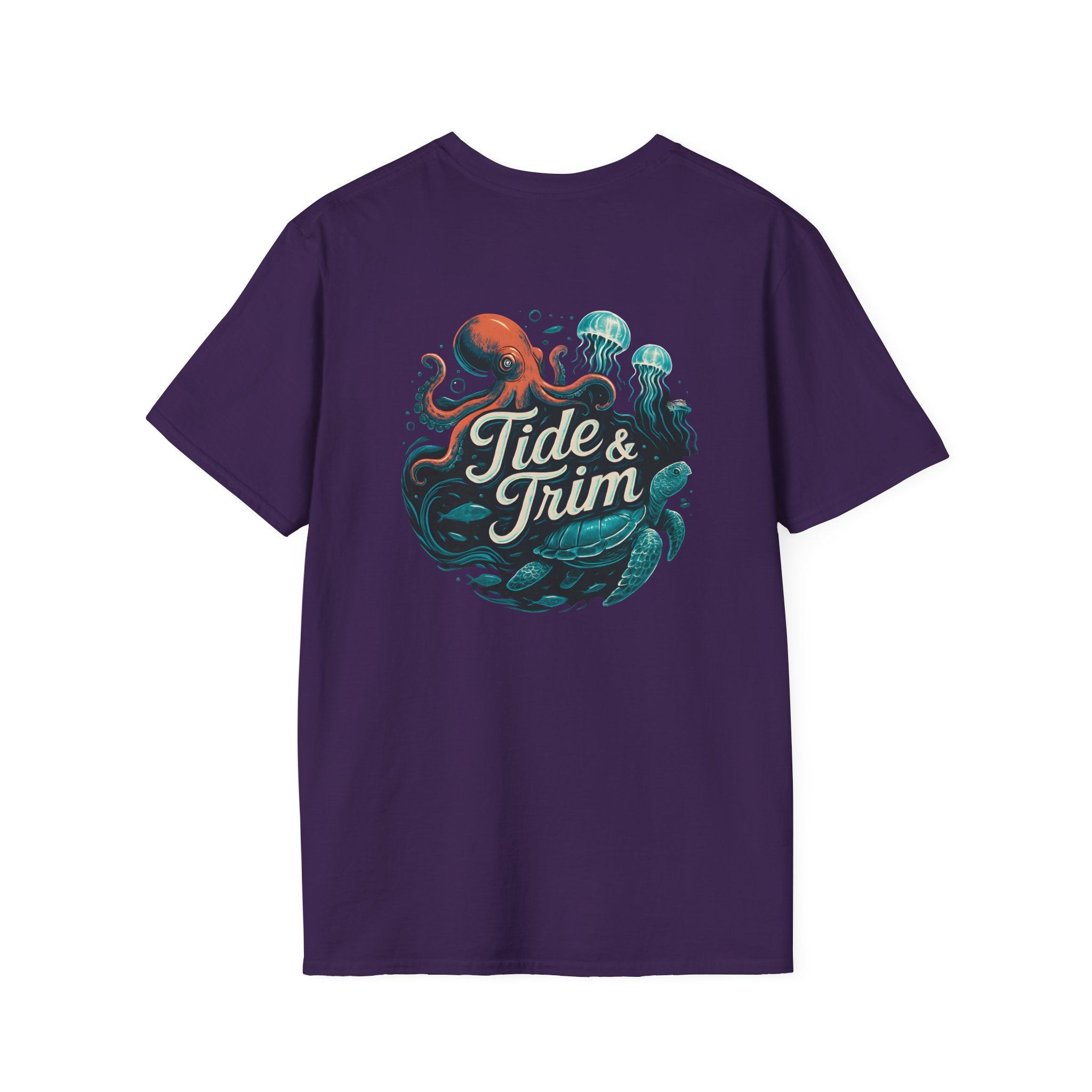 Neon Sea Wonders T-Shirt — Vibrant Ocean Creatures Tee