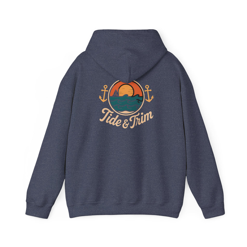 Tide & Trim Sunset Waves Pullover Hoodie