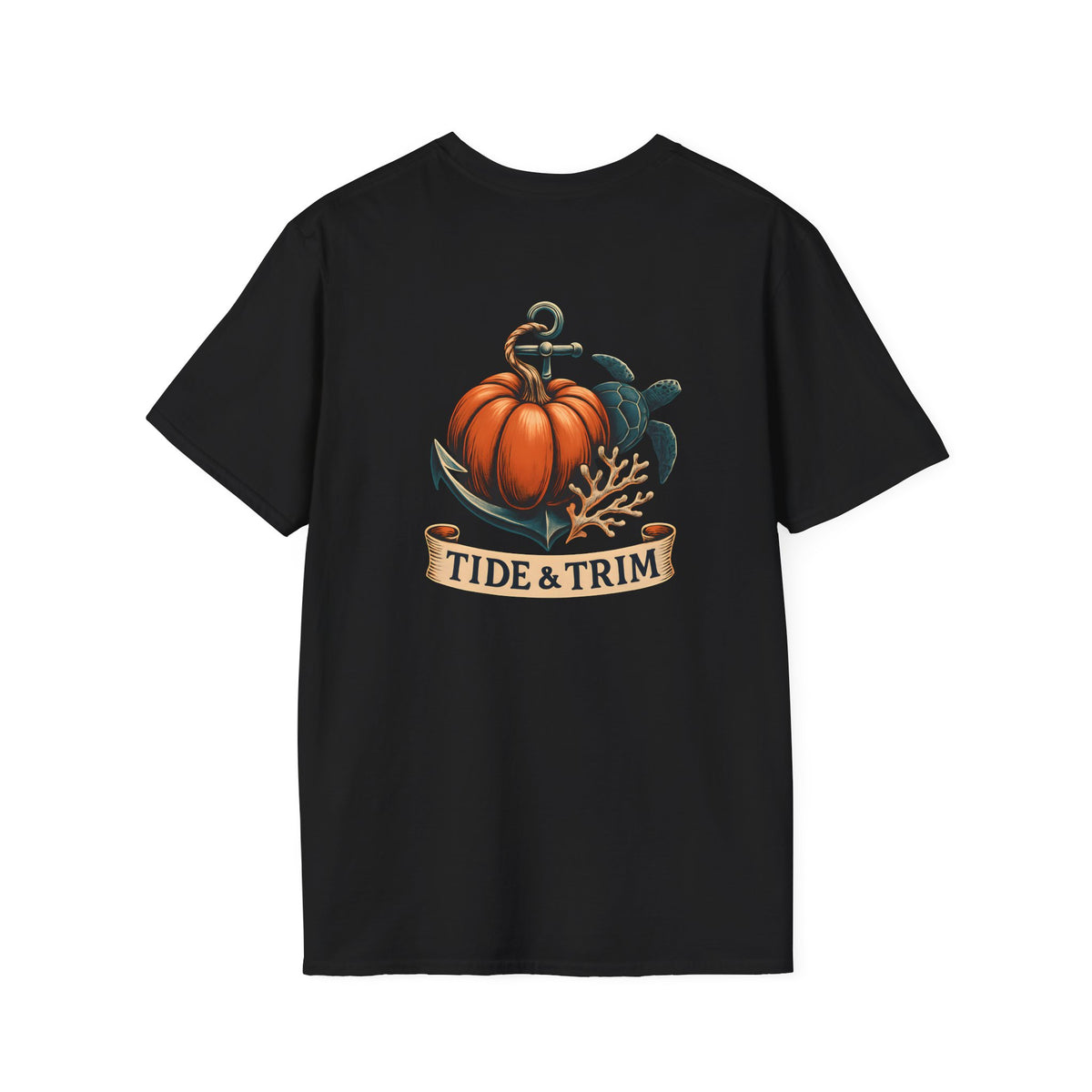 Tide & Trim Pumpkin Coastal Fall Graphic Tee