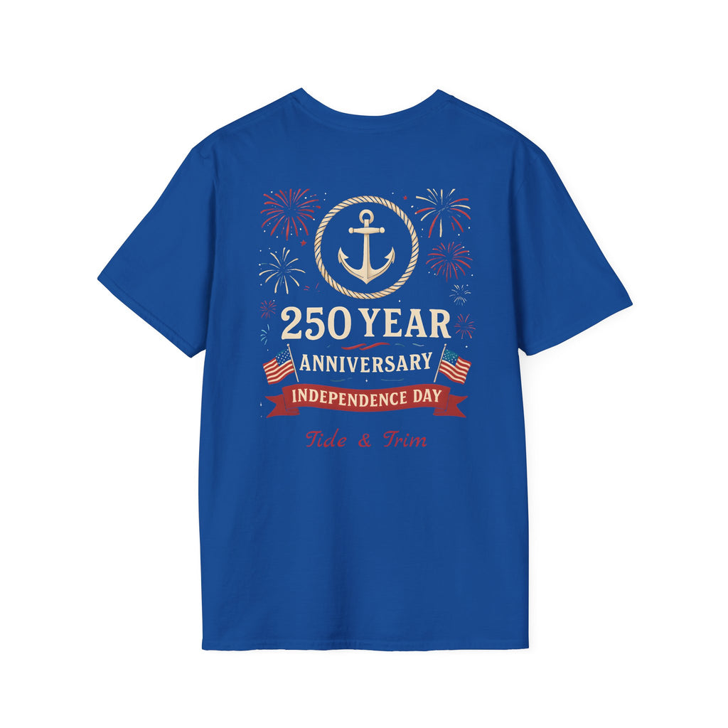 250 Year Anniversary T-Shirt — Nautical Anchor