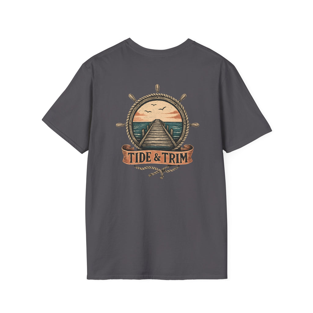 Pier Sunset Nautical T-Shirt- Tide & Trim