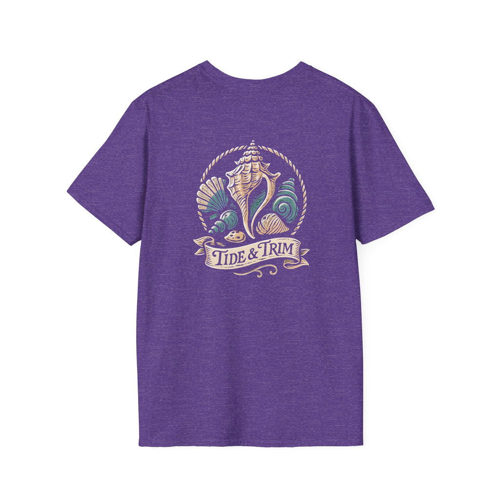 Seashell Beach Nautical T-Shirt — Coastal Shell Print Tee