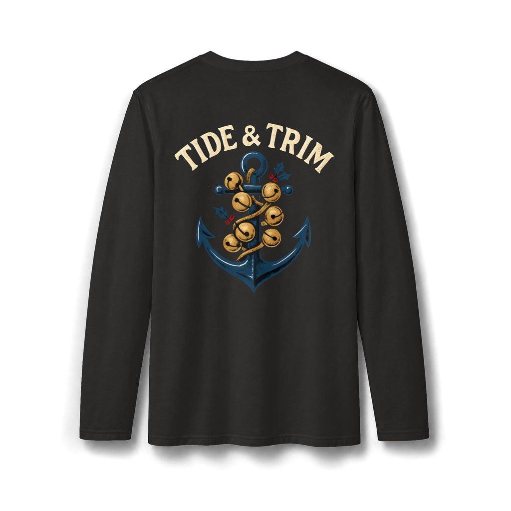 Tide & Trim Nautical Christmas Jingle Bells long sleeve t-shirt