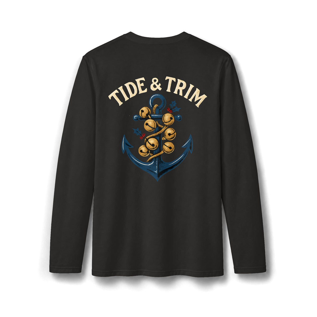 Tide & Trim Nautical Christmas Jingle Bells long sleeve t-shirt