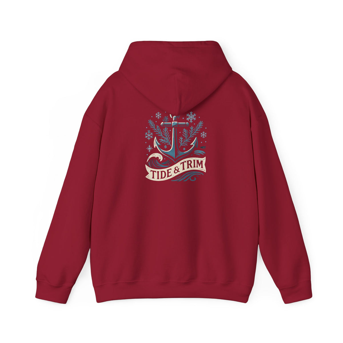 Nautical Winter Anchor  Hoodie – Tide & Trim