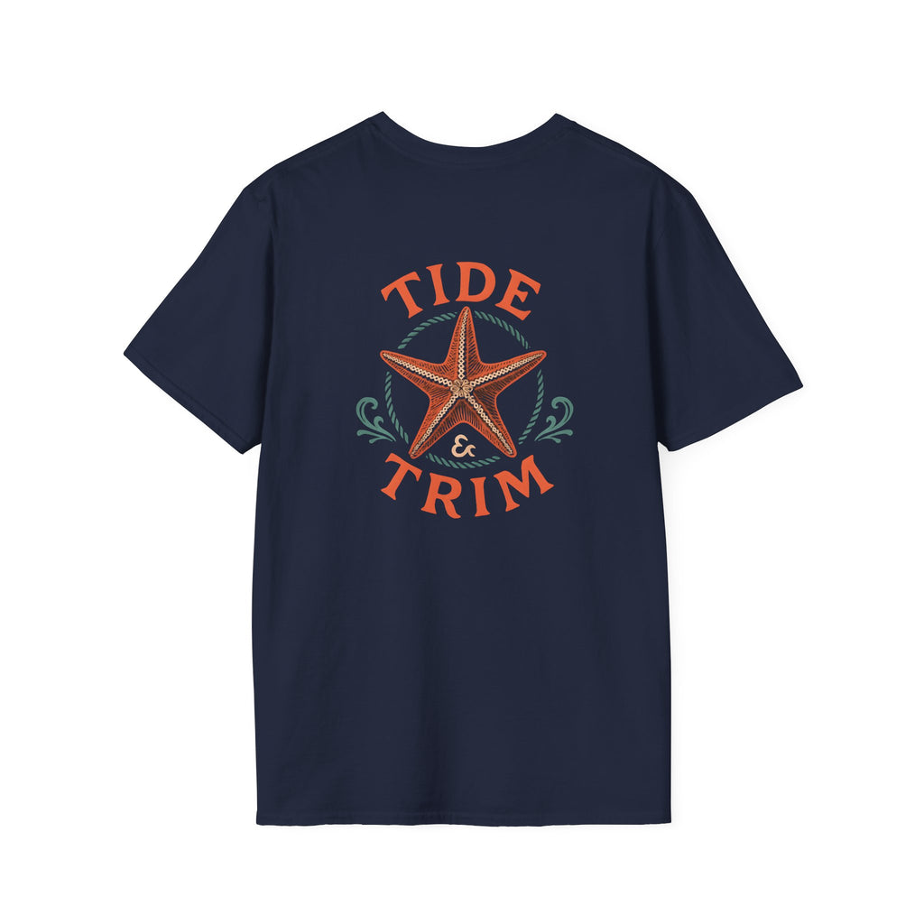 Starfish Beach Tee — Nautical Coastal Vibes T-Shirt