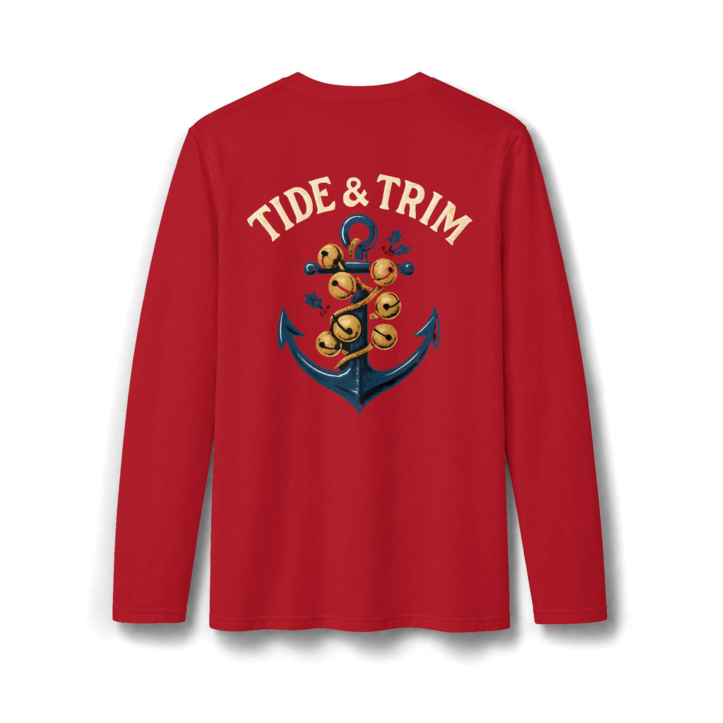 Tide & Trim Nautical Christmas Jingle Bells long sleeve t-shirt