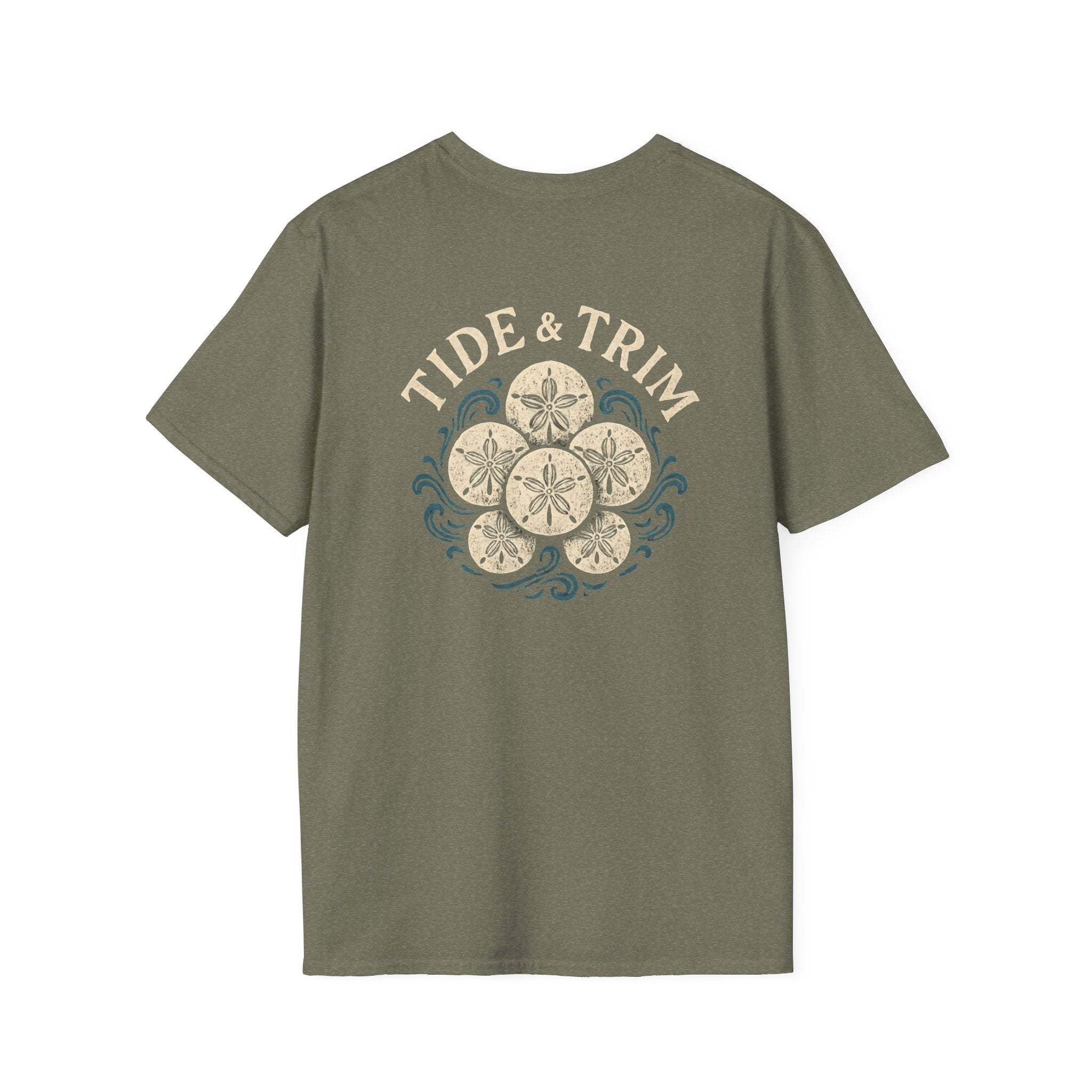 Sand Dollar Nautical Beach T-Shirt — Spring Coastal Tee