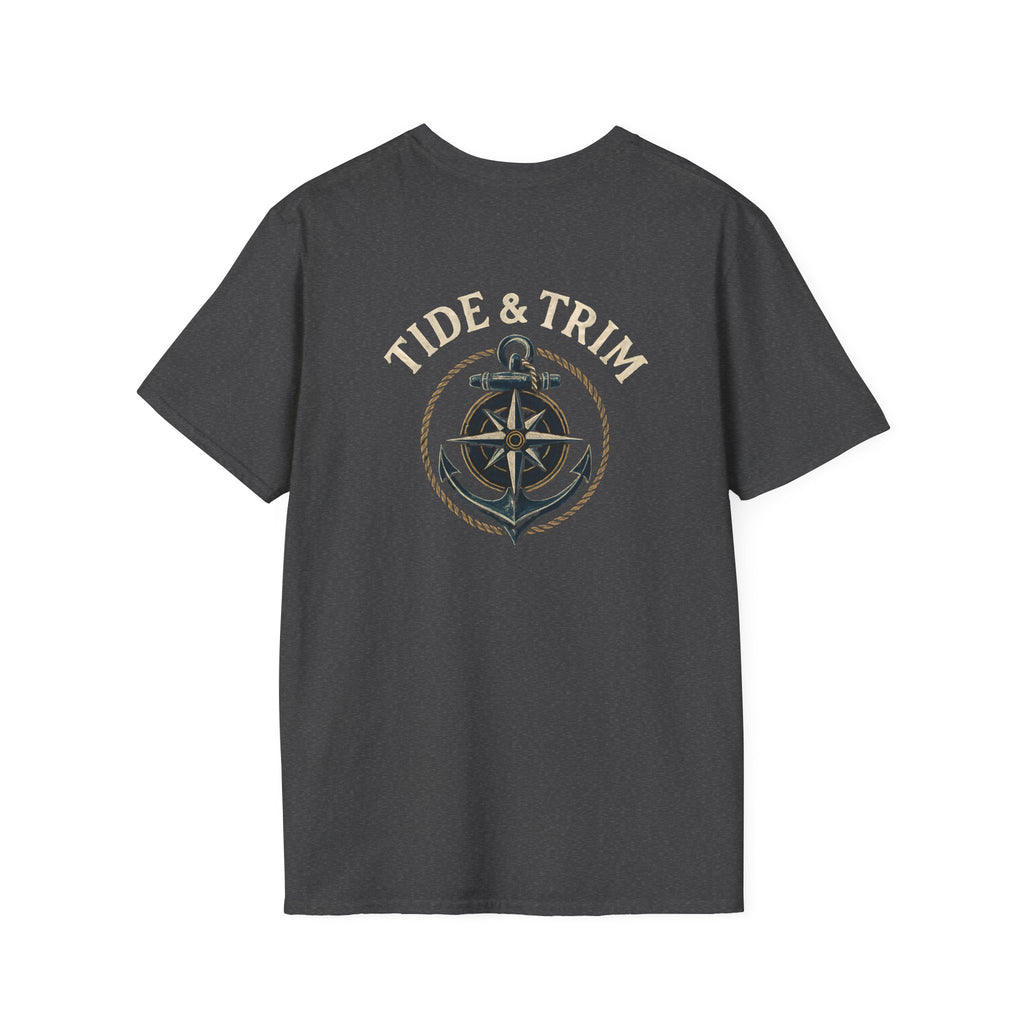 Vintage Nautical Anchor & Compass T-Shirt