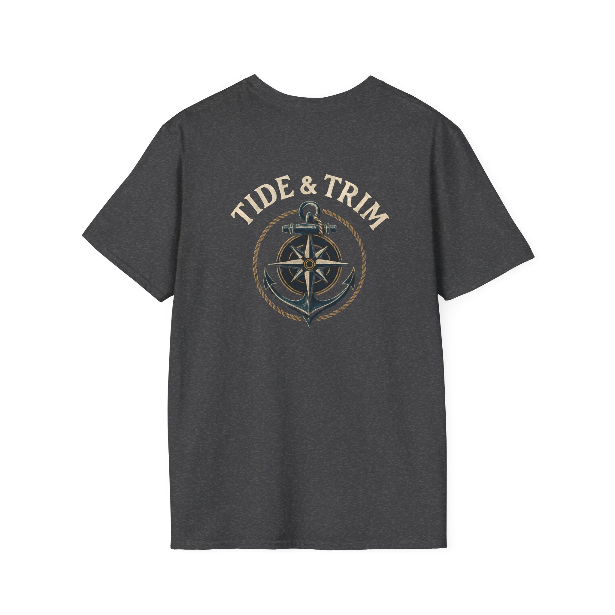 Vintage Nautical Anchor & Compass T-Shirt