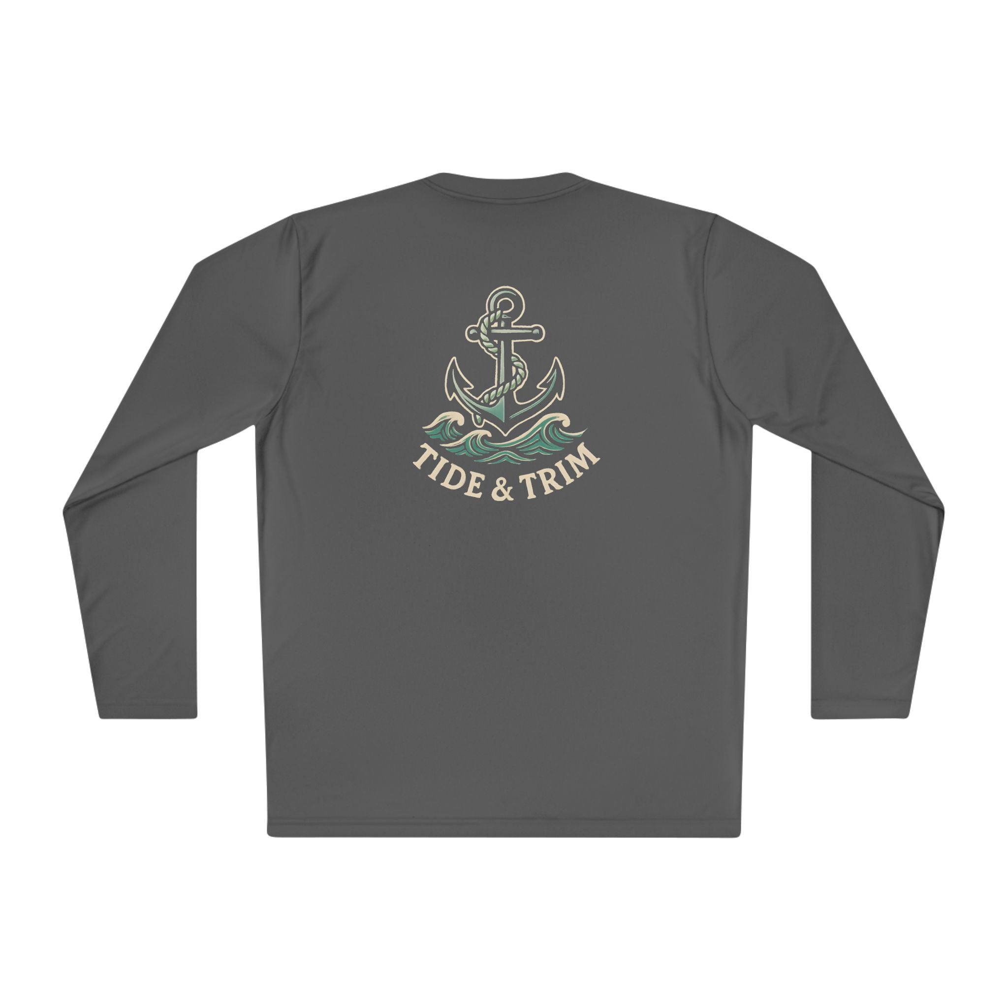 Nautical Anchor Long Sleeve Tee — Tide & Trim Crew Shirt