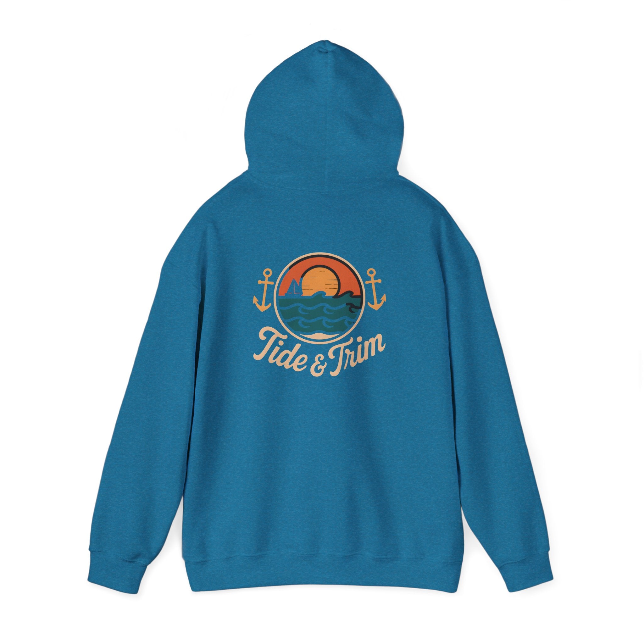 Tide & Trim Sunset Waves Pullover Hoodie