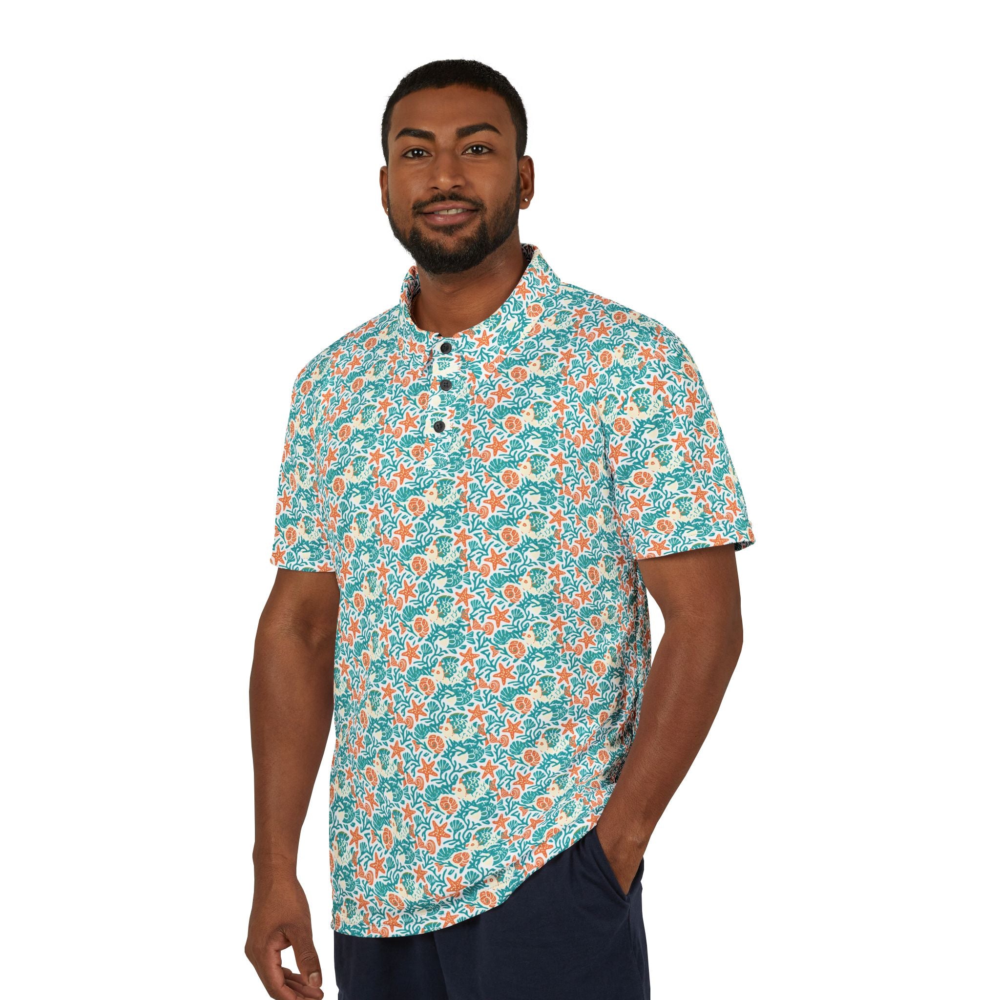 Tropical Reef Fish Polo Shirt