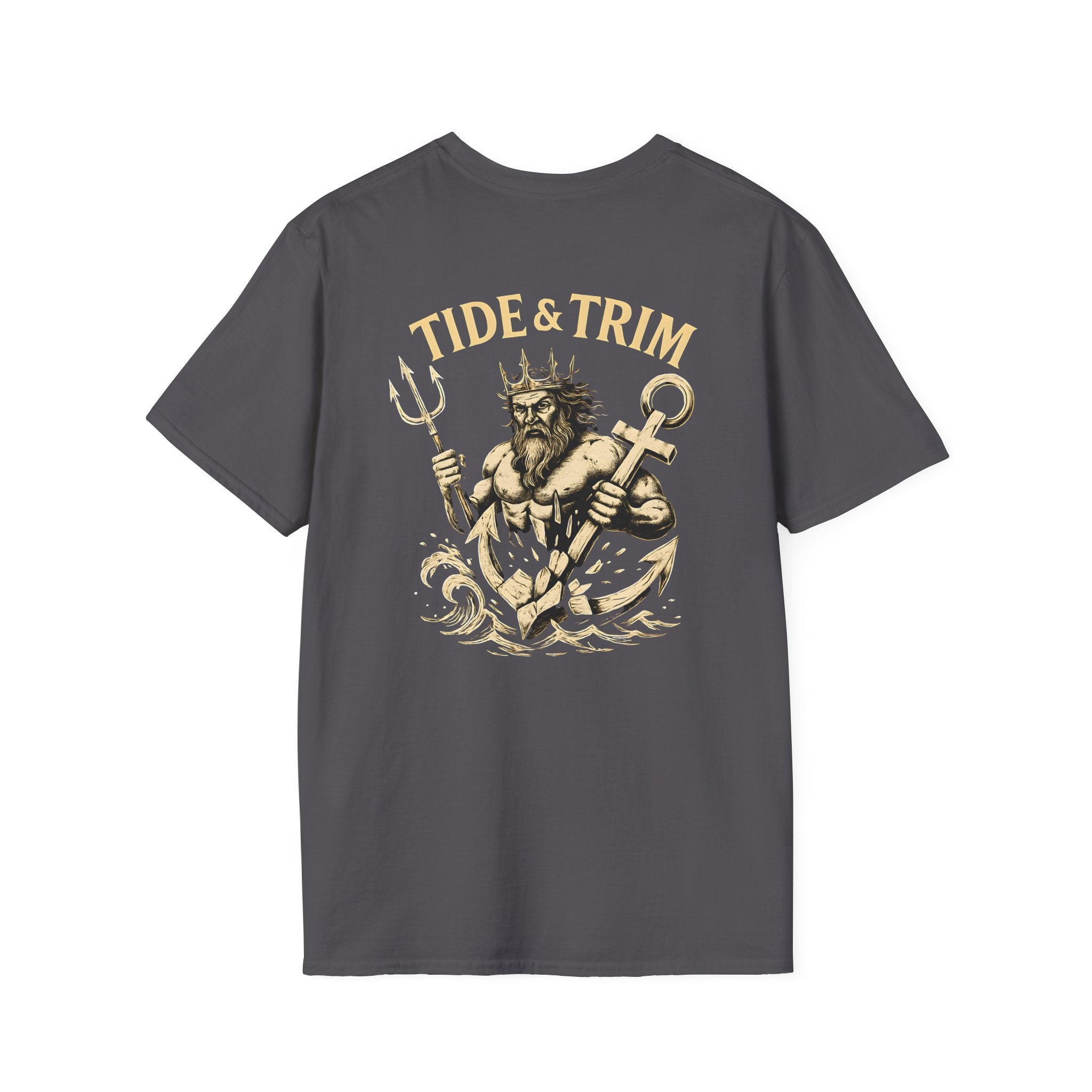 Poseidon Shattered Anchor T-Shirt - Tide & Trim