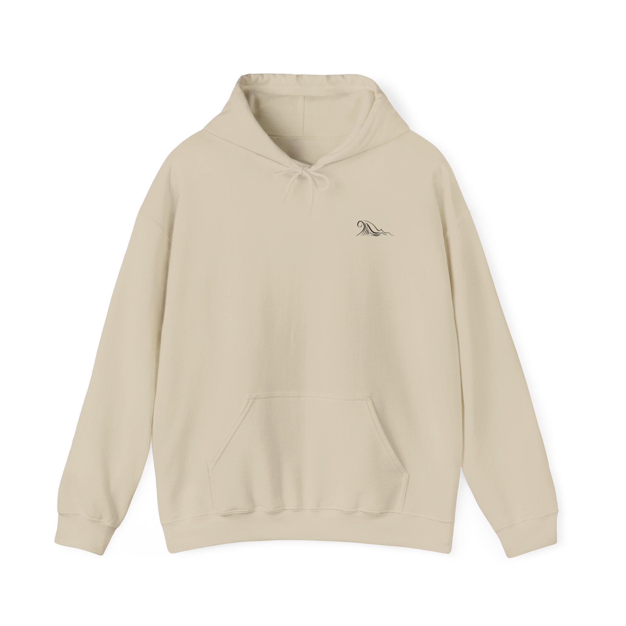 Nautical Pelicans Soaring Hoodie — Pelicans & Waves Crew Sweatshirt