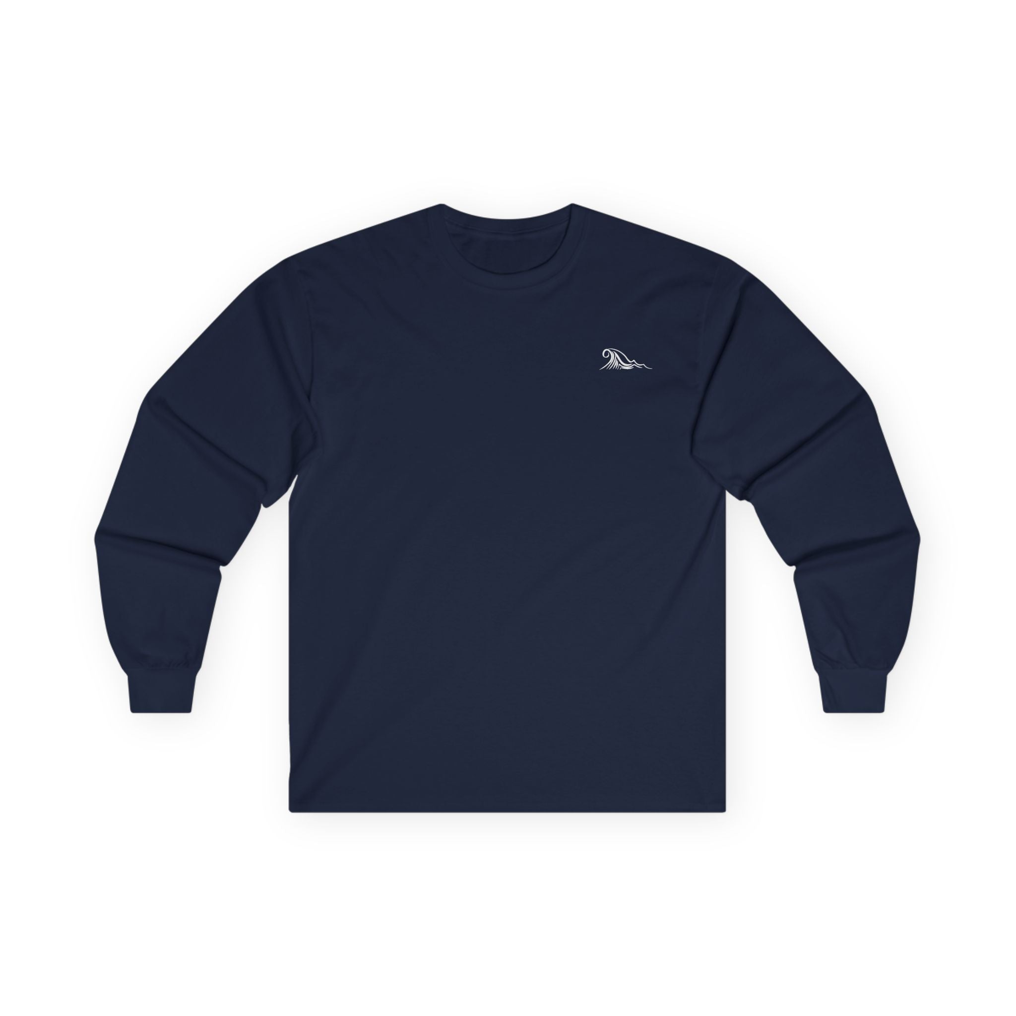 Nautical Vintage Skeleton Fish Anchor Long Sleeve Tee