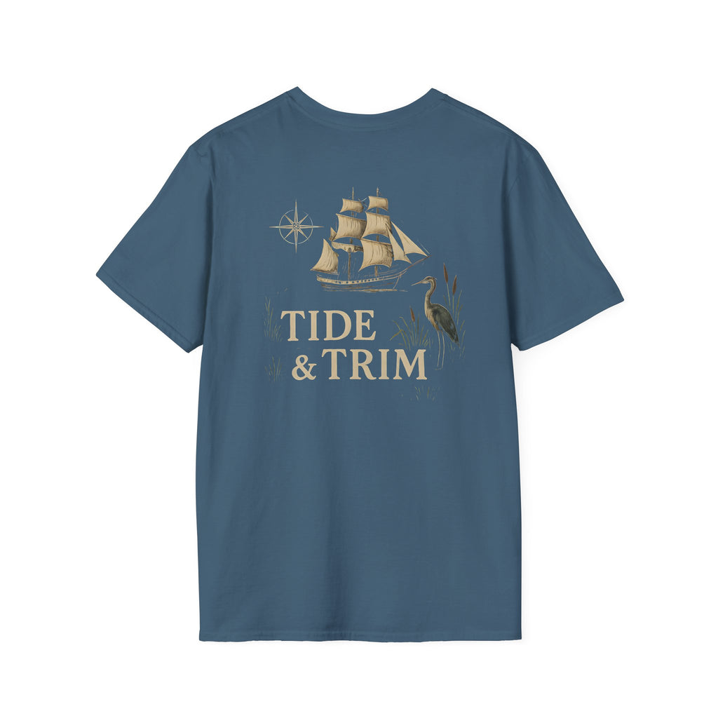 Tide & Trim Coastal Marsh Sailing T-Shirt