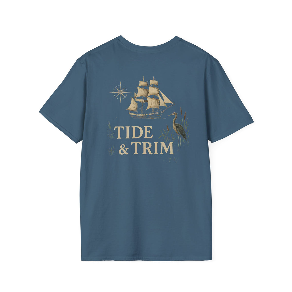 Tide & Trim Coastal Marsh Sailing T-Shirt