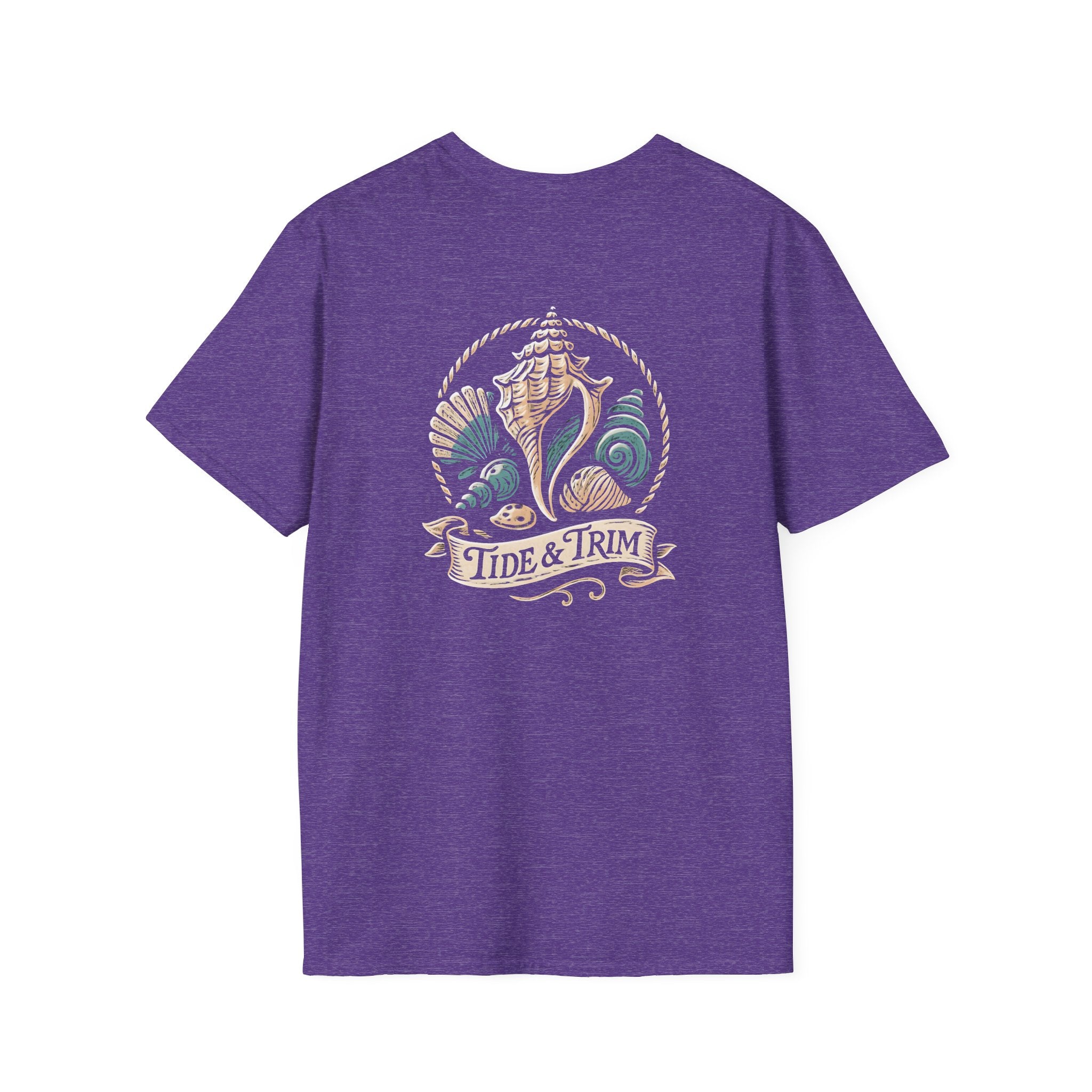 Seashell Beach Nautical T-Shirt — Coastal Shell Print Tee