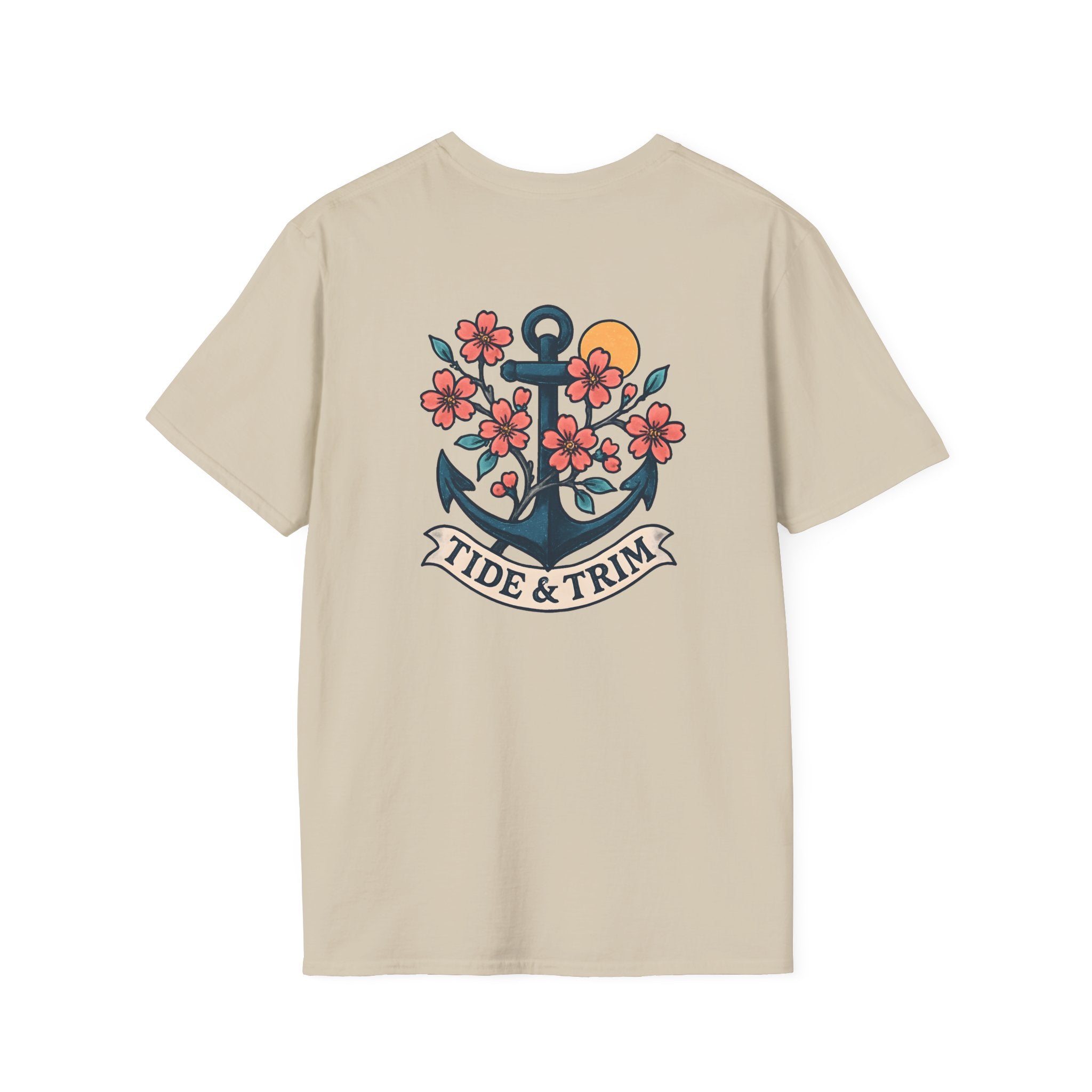 Anchor Floral Graphic T-Shirt — Tide & Trim Design