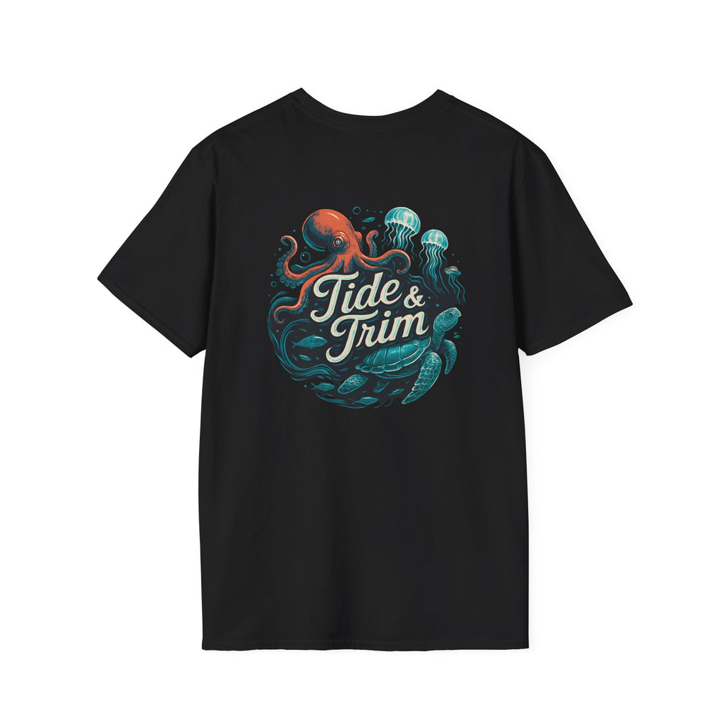 Neon Sea Wonders T-Shirt — Vibrant Ocean Creatures Tee
