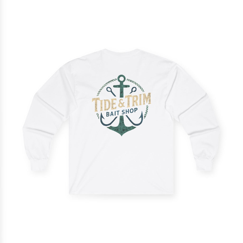 Nautical Bait Shop Anchor Long Sleeve Tee