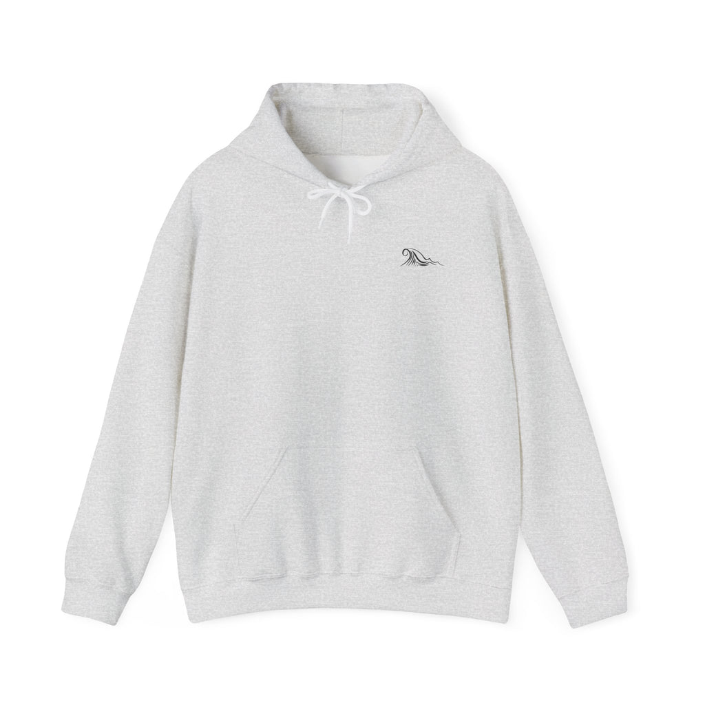 Nautical Sunset Anchor Hoodie — Ship Wheel Graphic Sweatshirt