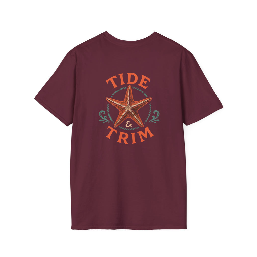 Starfish Beach Tee — Nautical Coastal Vibes T-Shirt