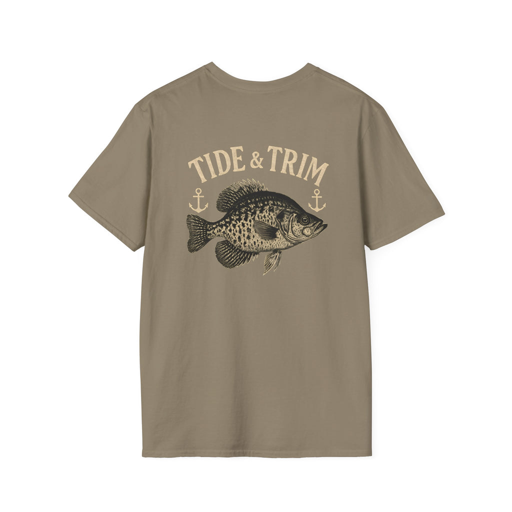 Crappie Fishing T-Shirt – Tide & Trim Sac-a-Lait  Angler