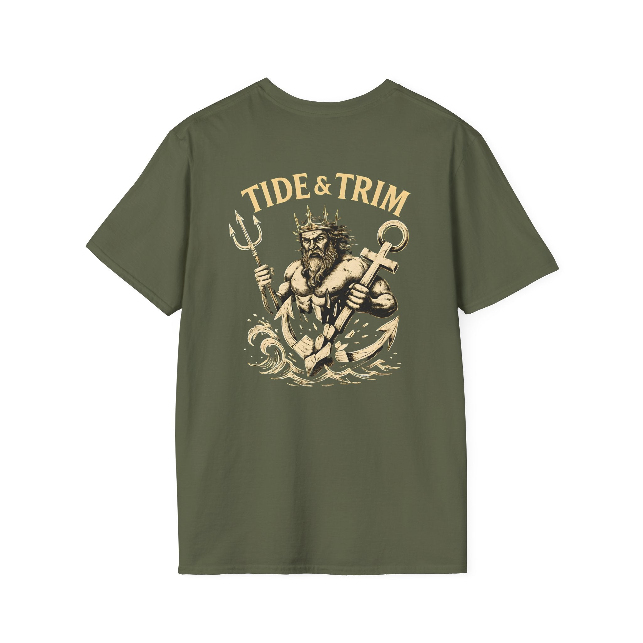 Poseidon Shattered Anchor T-Shirt - Tide & Trim